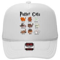 Potter Cats High Crown Mesh Back Trucker Hat