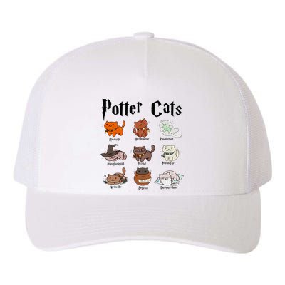 Potter Cats Yupoong Adult 5-Panel Trucker Hat