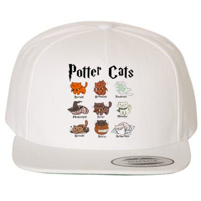 Potter Cats Wool Snapback Cap