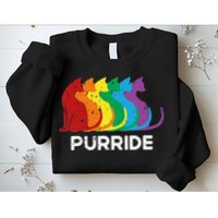 Purride Cat Pride Ally Lgbt Community Rainbow Pride Sweatshirt
