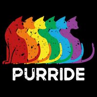 Purride Cat Pride Ally Lgbt Community Rainbow Pride Cooling Performance Long Sleeve Crew