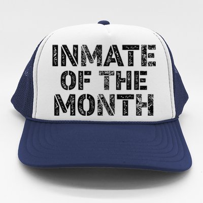 Prisoner Costume Prison Inmate Of The Month County Jail Trucker Hat