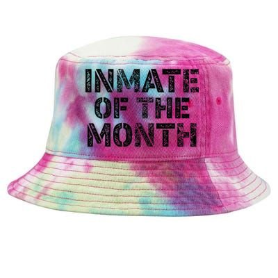 Prisoner Costume Prison Inmate Of The Month County Jail Tie-Dyed Bucket Hat