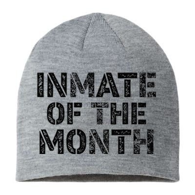 Prisoner Costume Prison Inmate Of The Month County Jail Sustainable Beanie