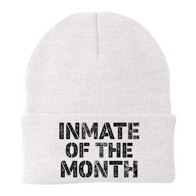 Prisoner Costume Prison Inmate Of The Month County Jail Knit Cap Winter Beanie