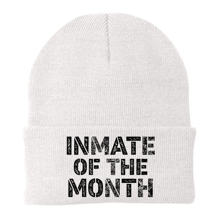 Prisoner Costume Prison Inmate Of The Month County Jail Knit Cap Winter Beanie