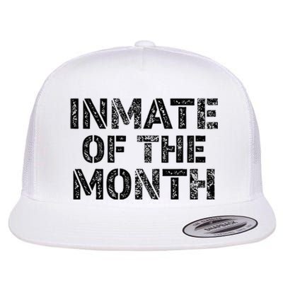 Prisoner Costume Prison Inmate Of The Month County Jail Flat Bill Trucker Hat