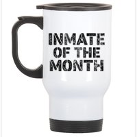 Prisoner Costume Prison Inmate Of The Month County Jail Stainless Steel Travel Mug