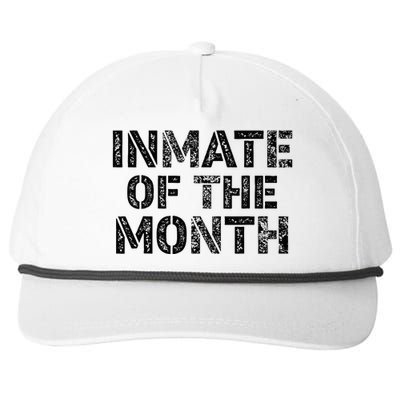 Prisoner Costume Prison Inmate Of The Month County Jail Snapback Five-Panel Rope Hat