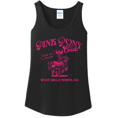 Pony Club Princess Midwest Cowgirl Lesbian Sapphic Ladies Essential Tank