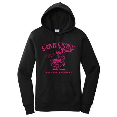 Pony Club Princess Midwest Cowgirl Lesbian Sapphic Women's Pullover Hoodie