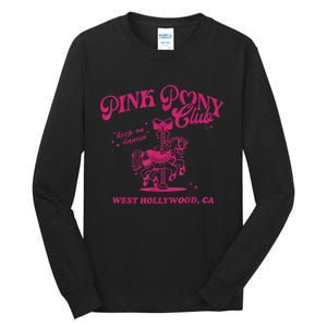 Pony Club Princess Midwest Cowgirl Lesbian Sapphic Tall Long Sleeve T-Shirt