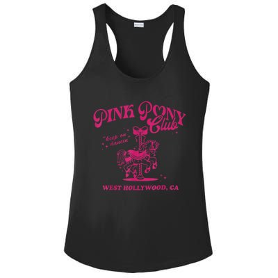 Pony Club Princess Midwest Cowgirl Lesbian Sapphic Ladies PosiCharge Competitor Racerback Tank