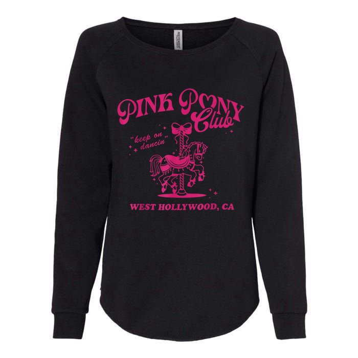 Pony Club Princess Midwest Cowgirl Lesbian Sapphic Womens California Wash Sweatshirt