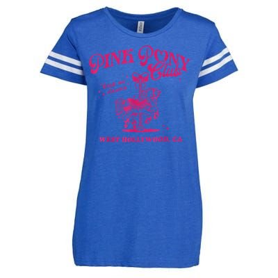 Pony Club Princess Midwest Cowgirl Lesbian Sapphic Enza Ladies Jersey Football T-Shirt