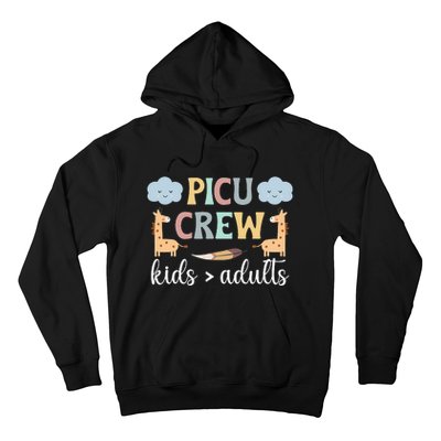 PICU Crew PICU Nurse Squad Pediatric Intensive Care Unit Hoodie