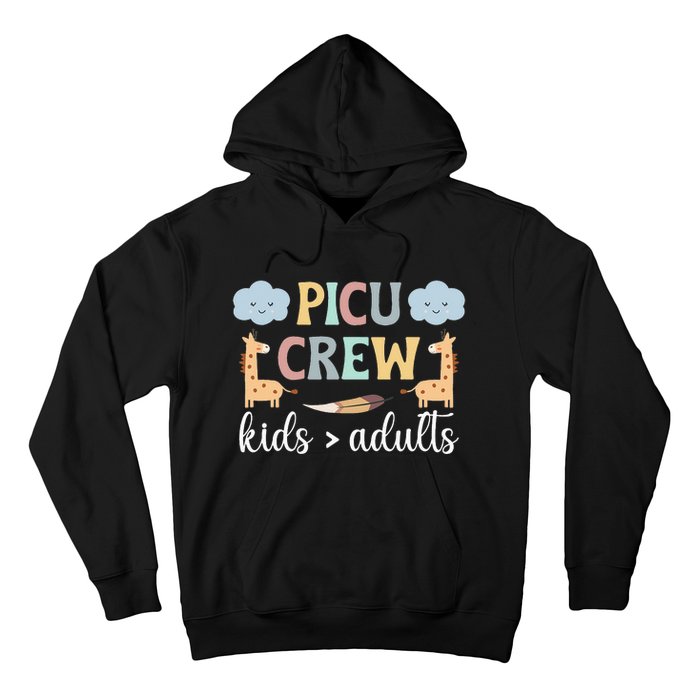 PICU Crew PICU Nurse Squad Pediatric Intensive Care Unit Hoodie