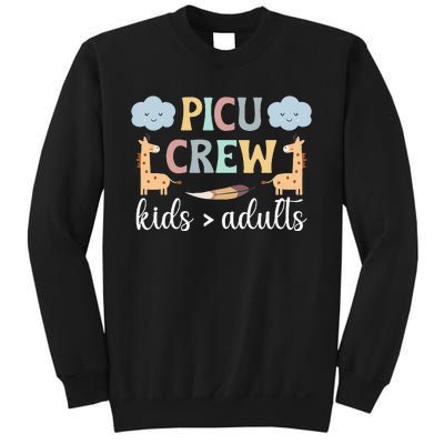 PICU Crew PICU Nurse Squad Pediatric Intensive Care Unit Sweatshirt