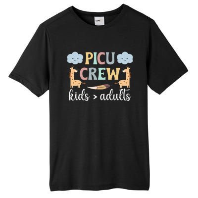 PICU Crew PICU Nurse Squad Pediatric Intensive Care Unit Tall Fusion ChromaSoft Performance T-Shirt