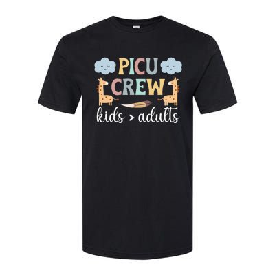 PICU Crew PICU Nurse Squad Pediatric Intensive Care Unit Softstyle CVC T-Shirt