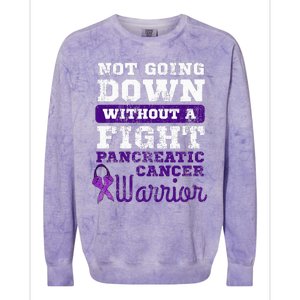 Pancreatic Cancer Pancreas Warrior Chemotherapy Patient Colorblast Crewneck Sweatshirt