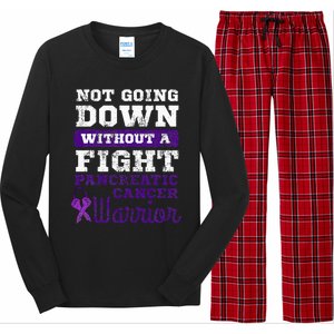 Pancreatic Cancer Pancreas Warrior Chemotherapy Patient Long Sleeve Pajama Set