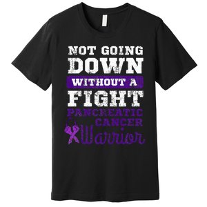 Pancreatic Cancer Pancreas Warrior Chemotherapy Patient Premium T-Shirt