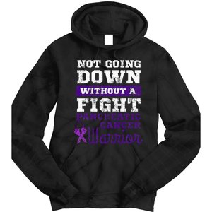 Pancreatic Cancer Pancreas Warrior Chemotherapy Patient Tie Dye Hoodie