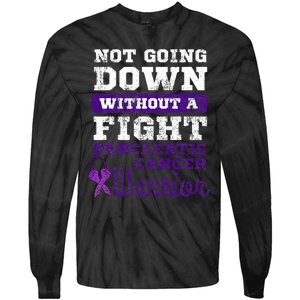 Pancreatic Cancer Pancreas Warrior Chemotherapy Patient Tie-Dye Long Sleeve Shirt