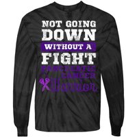 Pancreatic Cancer Pancreas Warrior Chemotherapy Patient Tie-Dye Long Sleeve Shirt