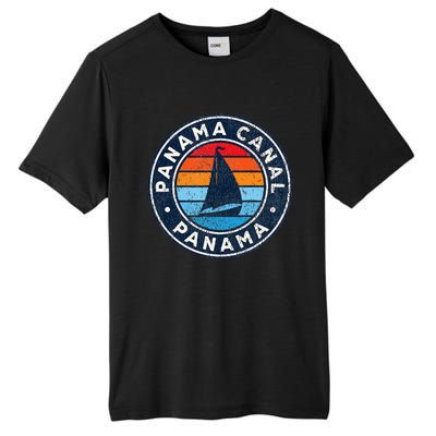 Panama Canal Panama Vintage Sailboat Retro 70s Tall Fusion ChromaSoft Performance T-Shirt