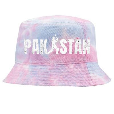 Pakistan Cricket Pakistani Cricketers Vintage Cricketer Tie-Dyed Bucket Hat