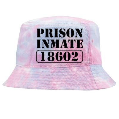 Prisoner Costume Prison Inmate County Jail Halloween Tie-Dyed Bucket Hat