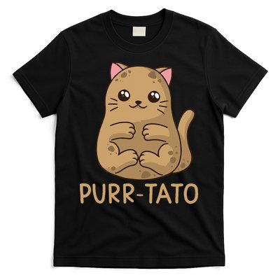 Purrtato Cat Potato Cat Lover Idaho Potatoes T-Shirt