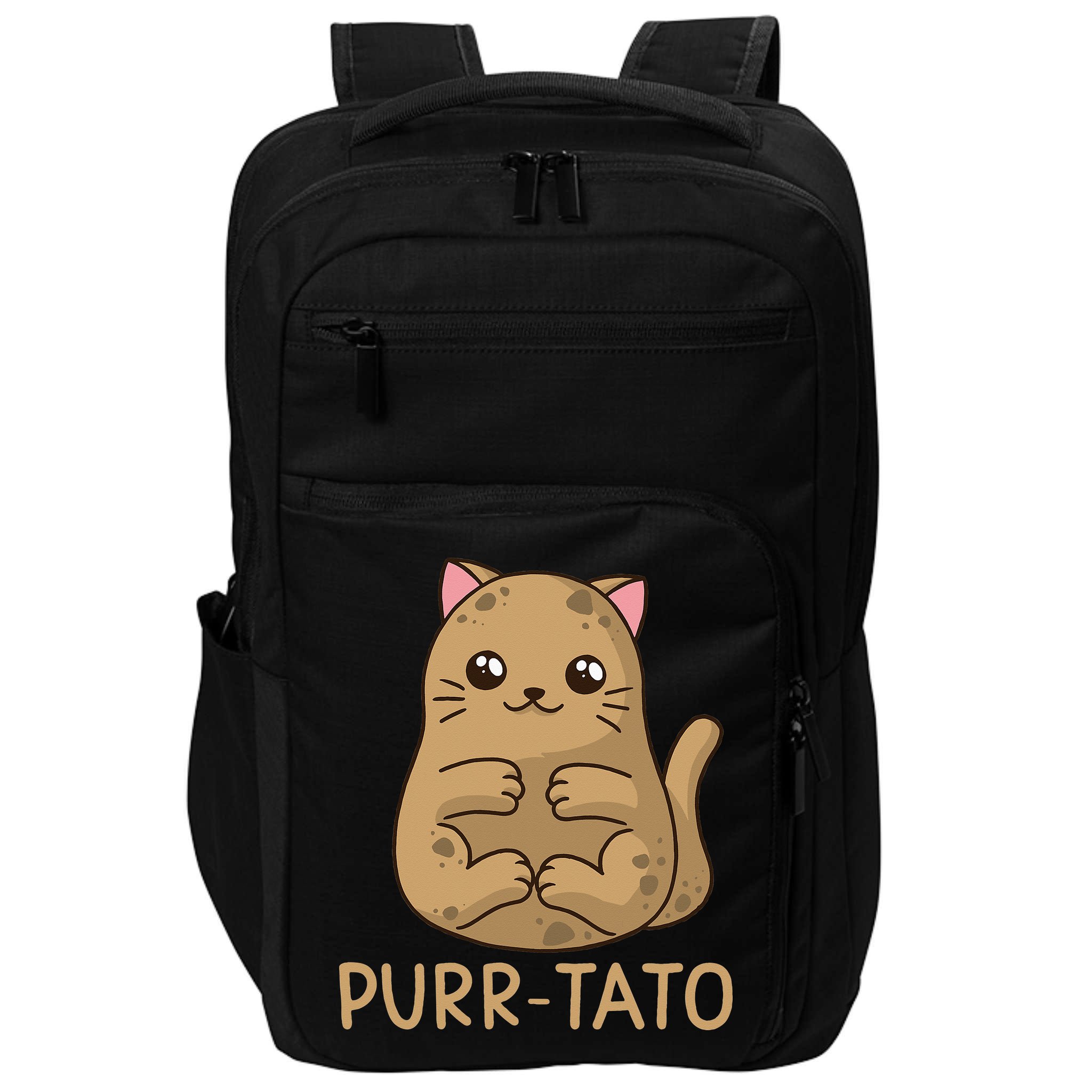 Purrtato Cat Potato Cat Lover Idaho Potatoes Impact Tech Backpack