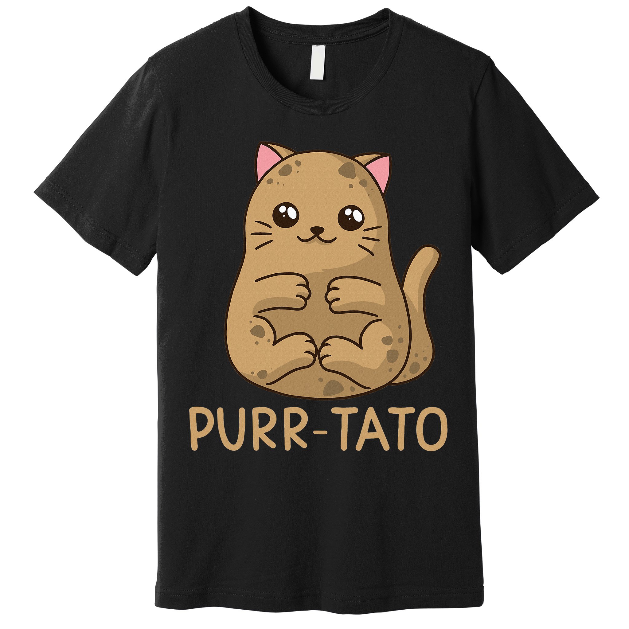 Purrtato Cat Potato Cat Lover Idaho Potatoes Premium T-Shirt