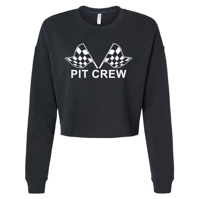 Pit Crew Cropped Pullover Crew