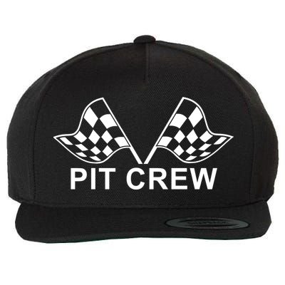 Pit Crew Wool Snapback Cap