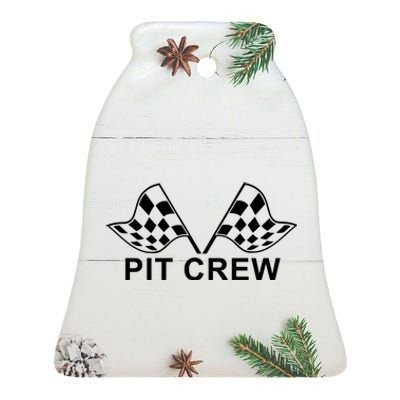 Pit Crew Ceramic Bell Ornament