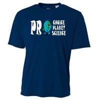 Pro Choice Pro Planet Pro Science Earth Day Climate Change Cooling Performance Crew T-Shirt