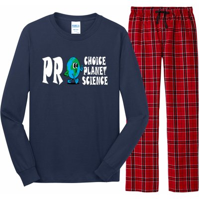 Pro Choice Pro Planet Pro Science Earth Day Climate Change Long Sleeve Pajama Set