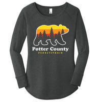 Potter County Pennsylvania Susquehannock State Forest Bear Women's Perfect Tri Tunic Long Sleeve Shirt