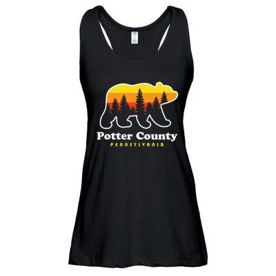 Potter County Pennsylvania Susquehannock State Forest Bear Ladies Essential Flowy Tank