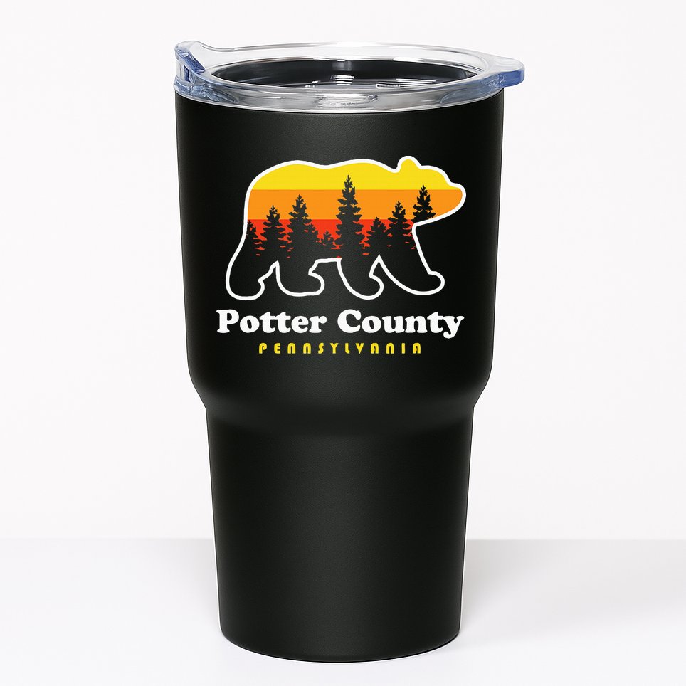 Potter County Pennsylvania Susquehannock State Forest Bear Tumbler