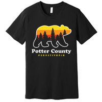 Potter County Pennsylvania Susquehannock State Forest Bear Premium T-Shirt