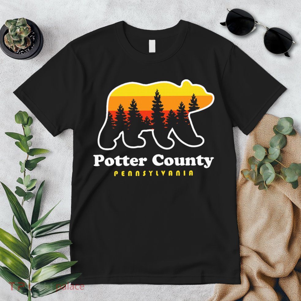 Potter County Pennsylvania Susquehannock State Forest Bear Premium T-Shirt