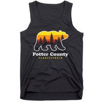 Potter County Pennsylvania Susquehannock State Forest Bear Tank Top