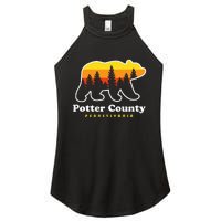 Potter County Pennsylvania Susquehannock State Forest Bear Women's Perfect Tri Rocker Tank