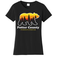 Potter County Pennsylvania Susquehannock State Forest Bear Women's T-Shirt