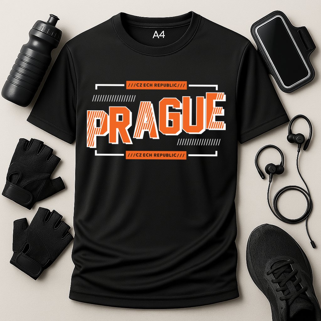 Prague Czech Cooling Performance Crew T-Shirt